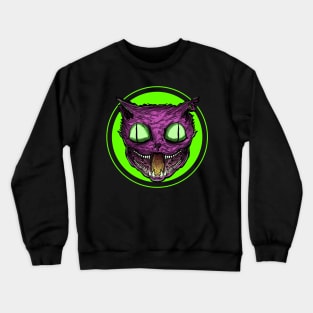 Cursed Cat (green) Crewneck Sweatshirt